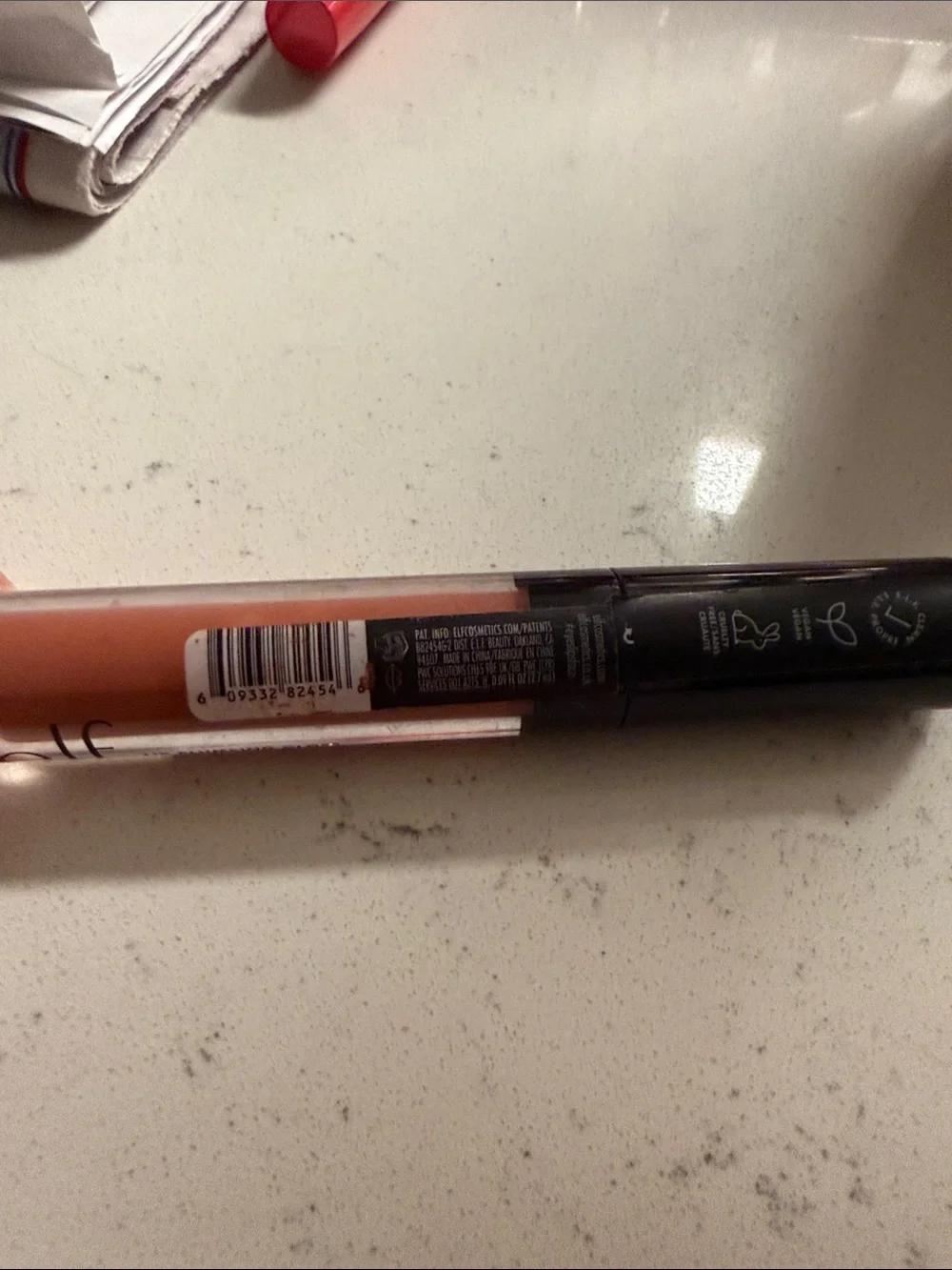 e.l.f. Lip Plumping Gloss — Nude Peach